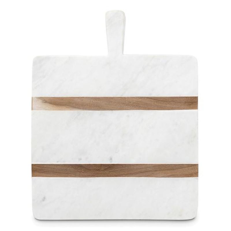 Marble & Wood Rectangle Cheese Board, 10″