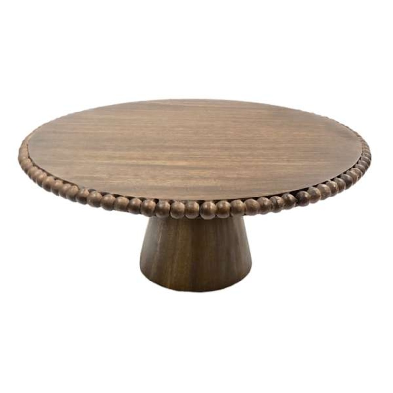 Round Wooden Wedding Cake Stand