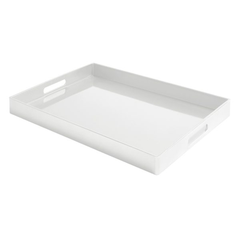 White Rectangle Decorative Tray, 14×19