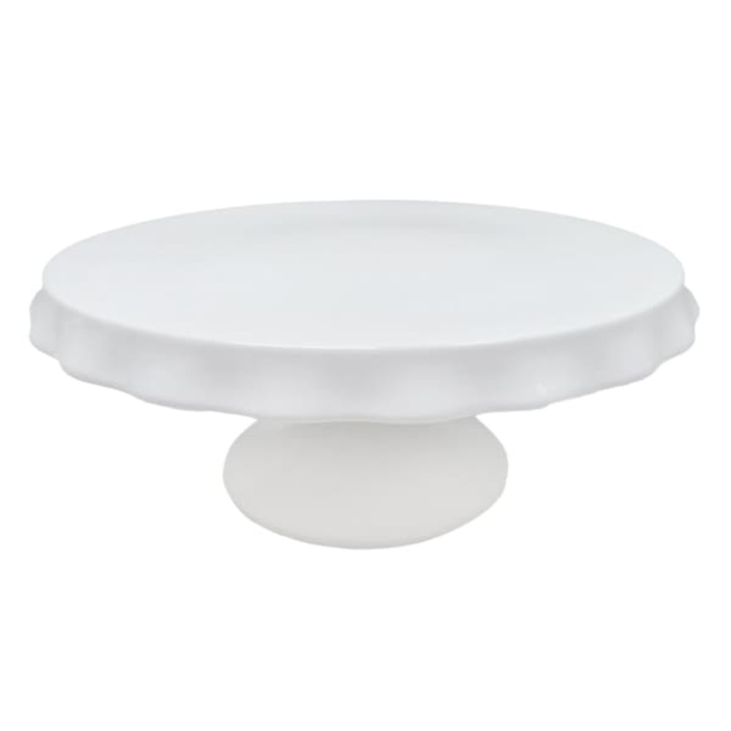 White Ruffle Cake Stand