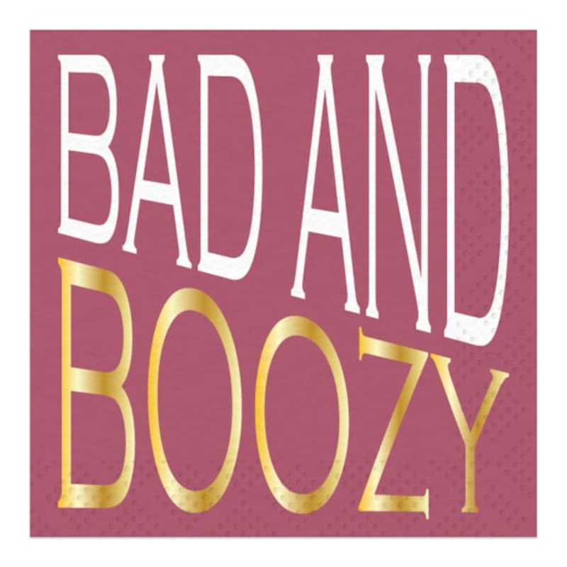 20-Pack Bad & Boozy Cocktail Napkins