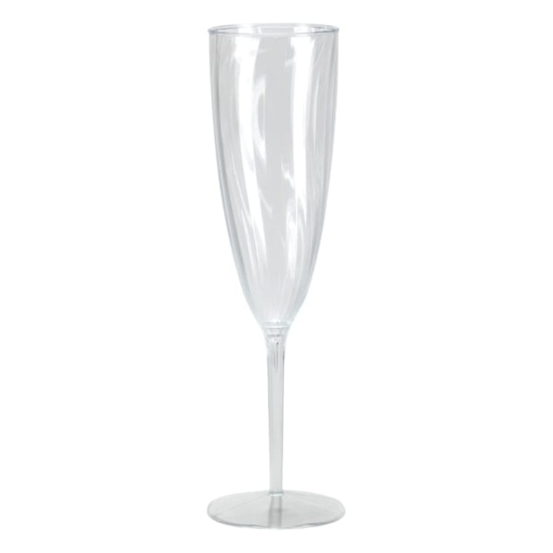 8-Count Clear Champagne Flute, 6oz
