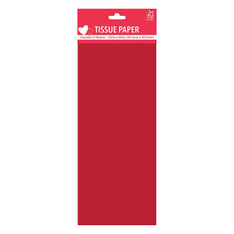 8 Count Red Tissue Paper