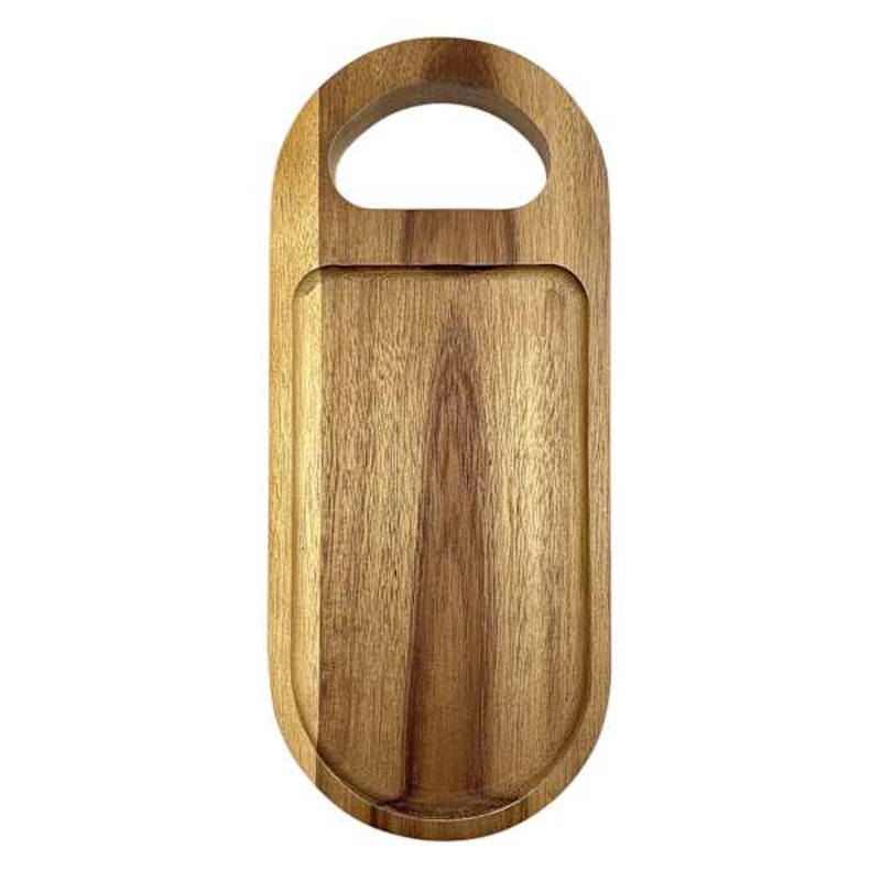 Acacia Wood Rectangle Serving Board, 13.75″