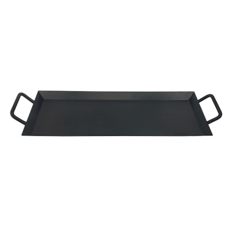 Black Iron Serving Tray with Handles