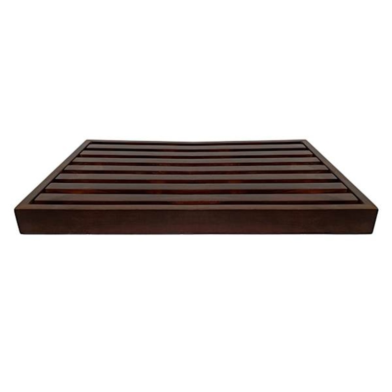 Brown Wooden Crumb Catcher Bread Board