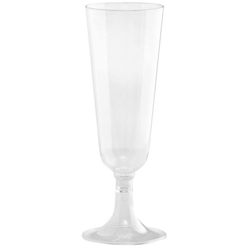 Hanna K. Signature Clear Plastic Champagne Flute, 5oz