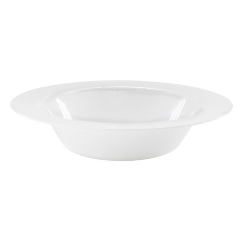Lillian Table Settings 30-Count Pearl White Plastic Round Bowl, 14oz