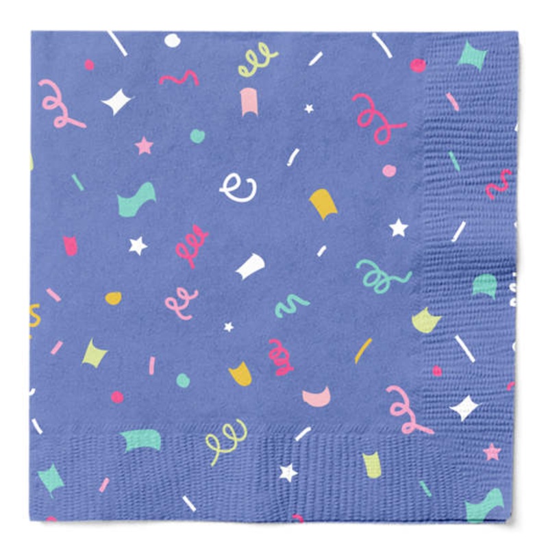 Lunch Napkin Birthda Candles 6.5 20/Pkg