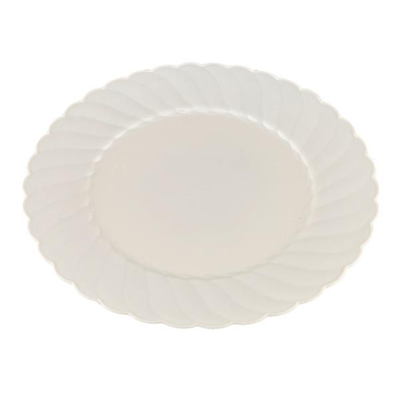 Set of 10 Wave Rim Salad Plate