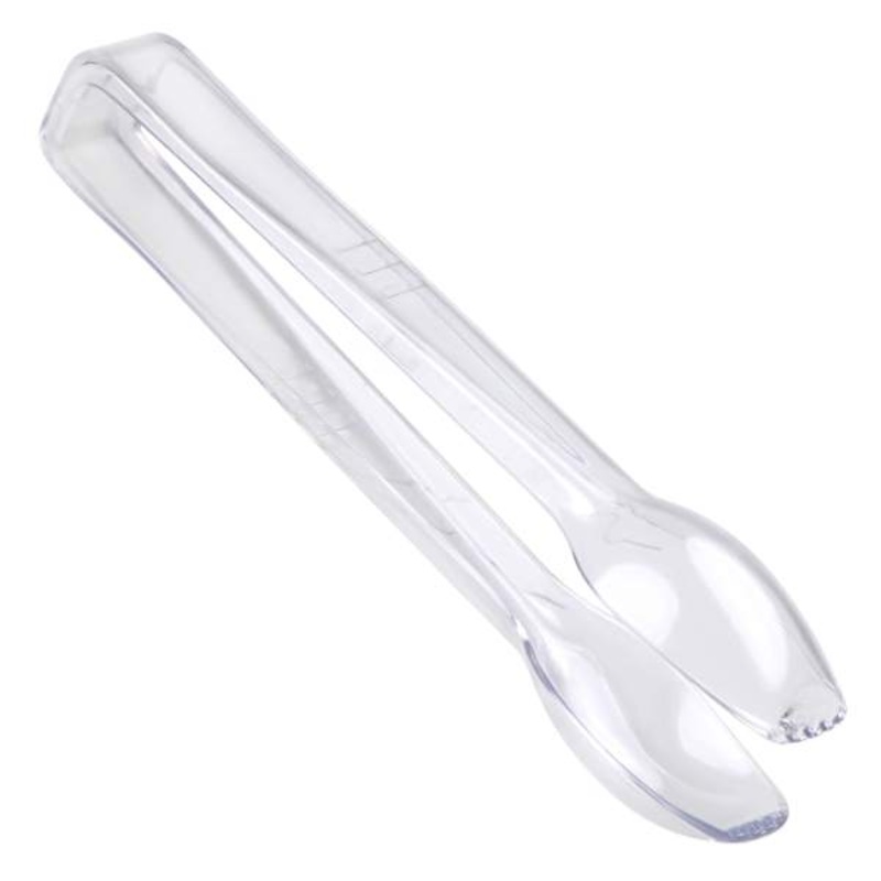 Set of 2 Clear Ice Tongs, 6″