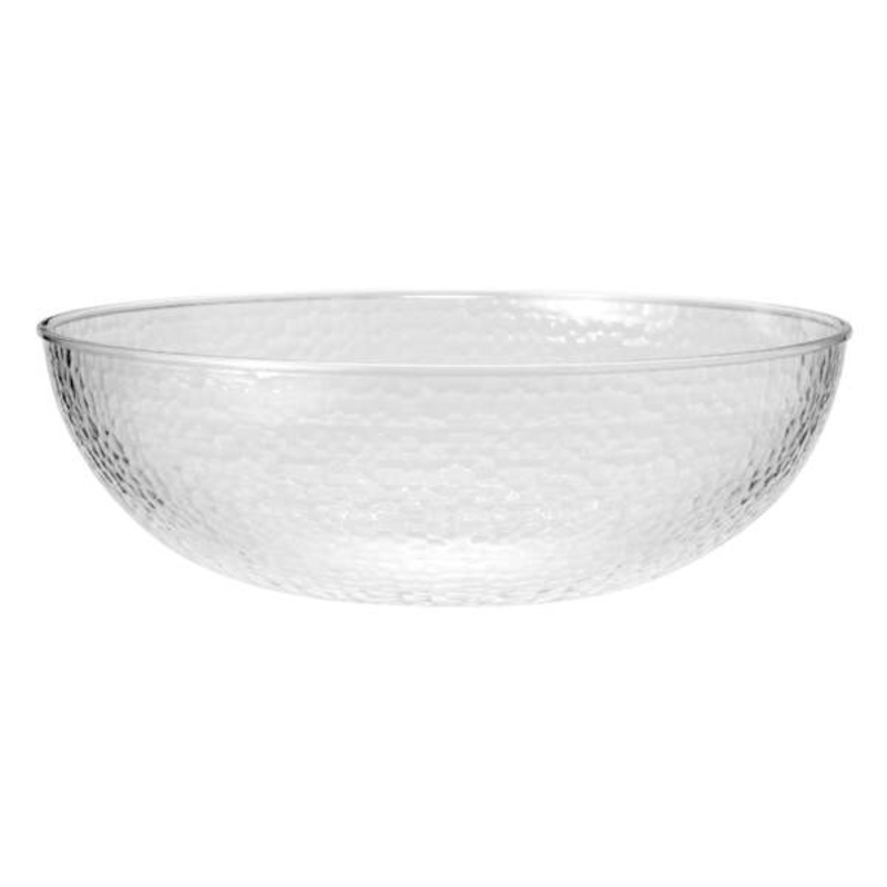 10-Quart Hammered Plastic Serving Bowl, 15″