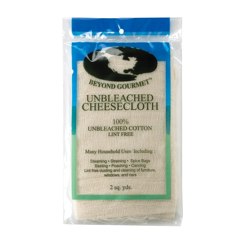 Beyond Gourmet Cheese Cloths, UNB Cheesecloth, Unbleached UNB Cheesecloth Unbleached