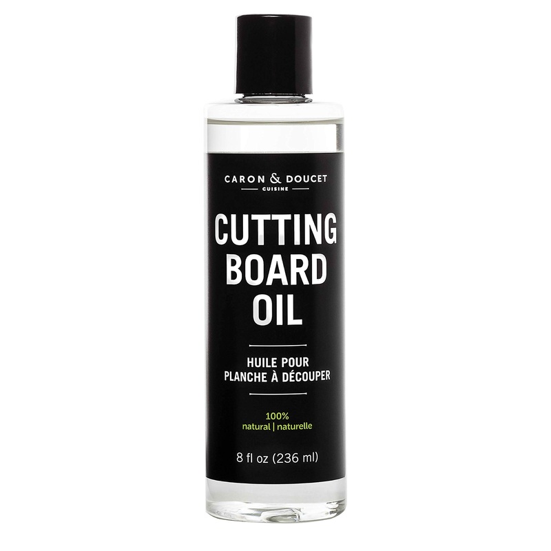 Caron & Doucet – Cutting Board & Butcher Block Conditioning & Finishing Oil | 100% Coconut Derived & Vegan, Best for Wood & Bamboo Conditioning & Sealing | Does NOT Contain Mineral Oil! 8 oz