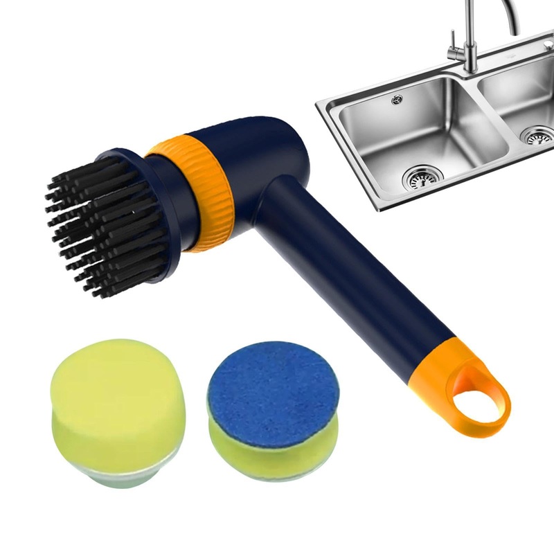 Electric Spin Scrubber – Cordless Shower Scrubber | Shower Cleaner Brush Dish Scrubber Shower Scrubber Dishwashing Brush Electric Scrubber for Dish Bathroom Pans Blue