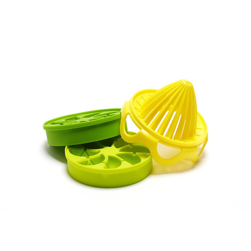 Full Circle Lemon Drops Citrus Ice Cube Infusion Set with Reamer and Silicone Trays, 3-piece Set 3-pack