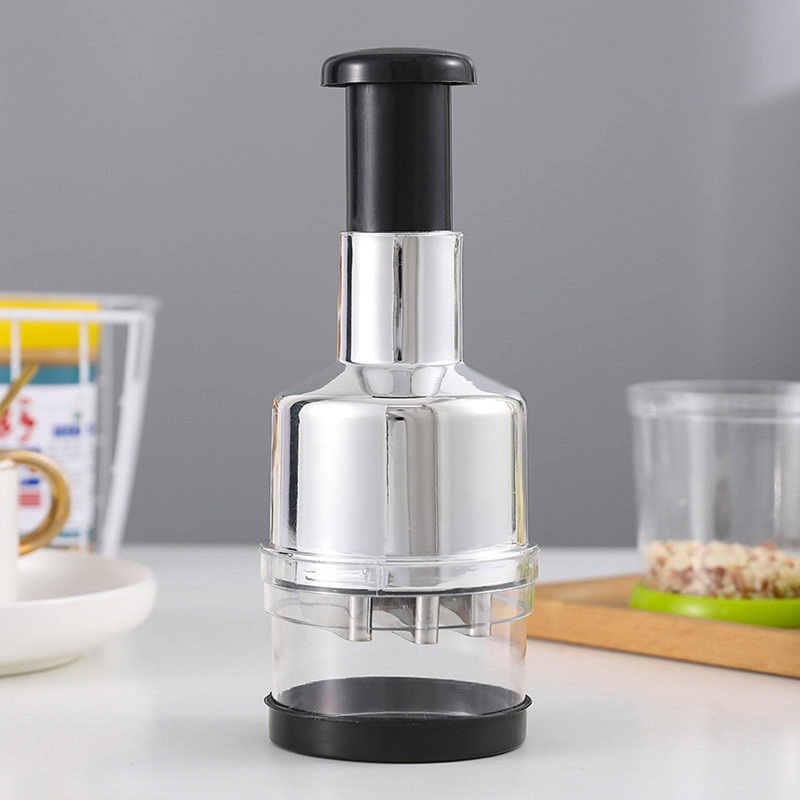 Multifunctional Hand Pressing Onion Chopper Household Peeling and Electroplating Garlic Chopper Kitchen Garlic Masher