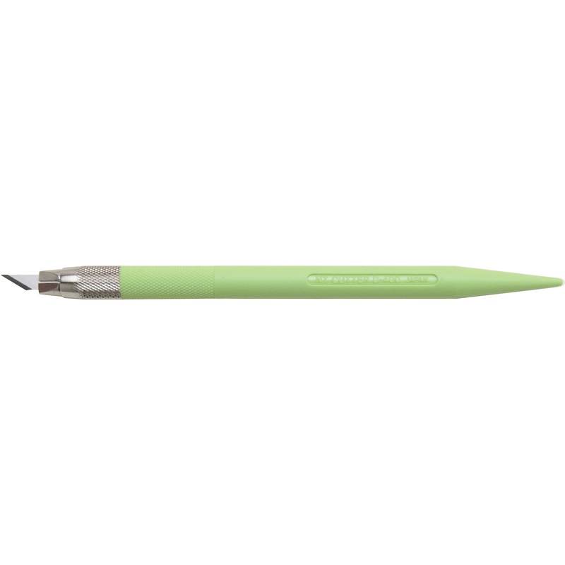 NT Cutter Resin Holder Art Knife  Green Holder  1 Knife (D-401P-G) Standard Green