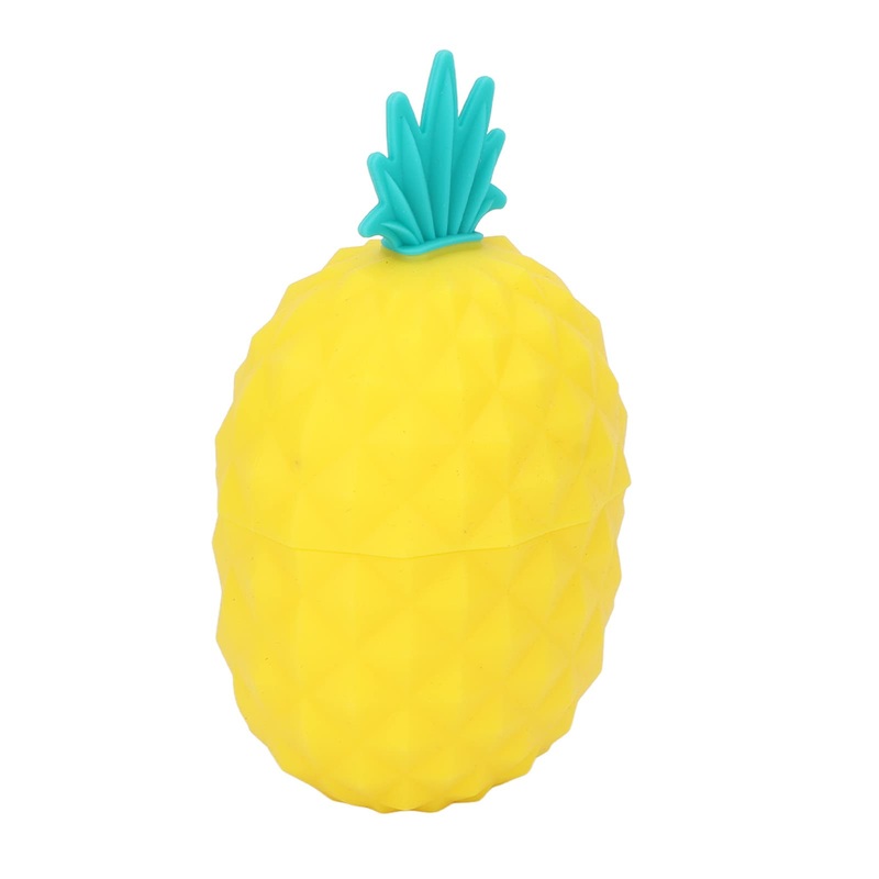 Silicone Ice Cube Tray Ice Roller Multipurpose Portable Reusable Massage Function Silicone Facial Ice Roller for Skin CarePineapple Fruit Orange Ideal Summer (pineapple banana