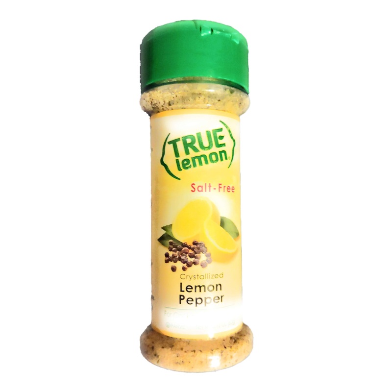True Citrus True Lemon Crystallized Lemon Pepper Salt-Free 2.12 oz (60 g)