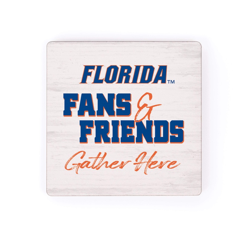 University of Florida Gators Fans and Friends Gather 2.75 x 2.75 Wood Magnet