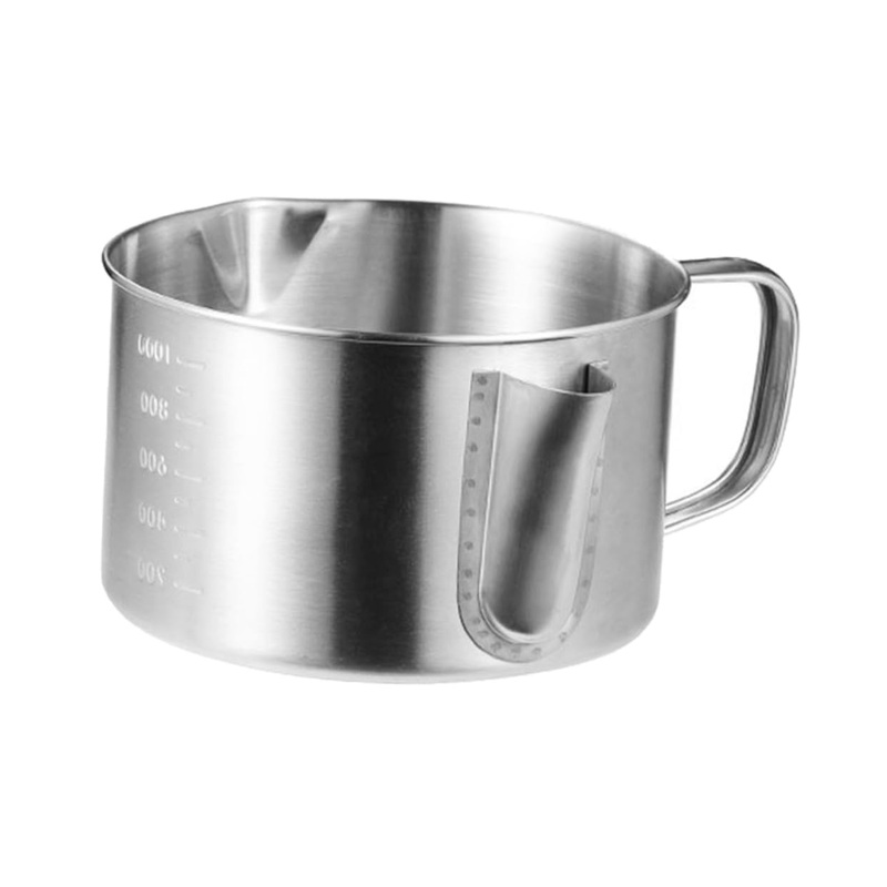 Zerodeko Grease Strainer Cup Oil Strainer Bowl 1pc Oil Filter Stainless Steel Oil Storage Oil Bottle Kitchen Oil Pot Stainless Steel Containers