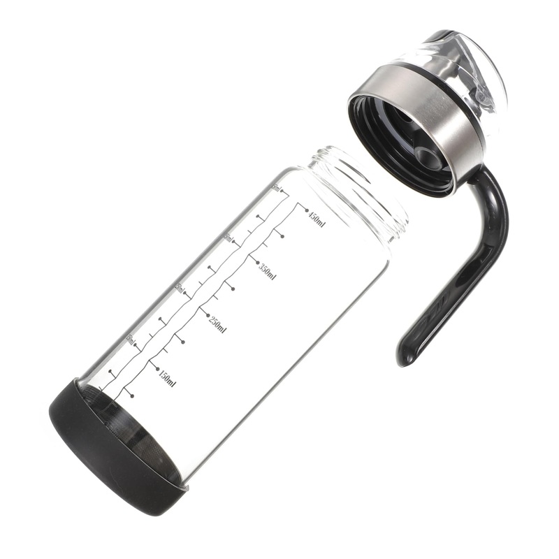Zerodeko Soy Sauce Pot Soy Sauce Container 3pcs Automatic Opening and Closing Oiler 304 Stainless Steel Glass Oil Liquid Kitchen Vinegar Jars Glass Oil Dispenser 22X7X7CMx3pcs As Shownx3pcs