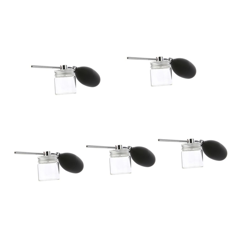 5pcs Hair Accessory Bottle Powder Convenient Sprayer Household Holder Spray Dispenser Professional 19X6.5CMx5pcs Assorted Colorx5pcs