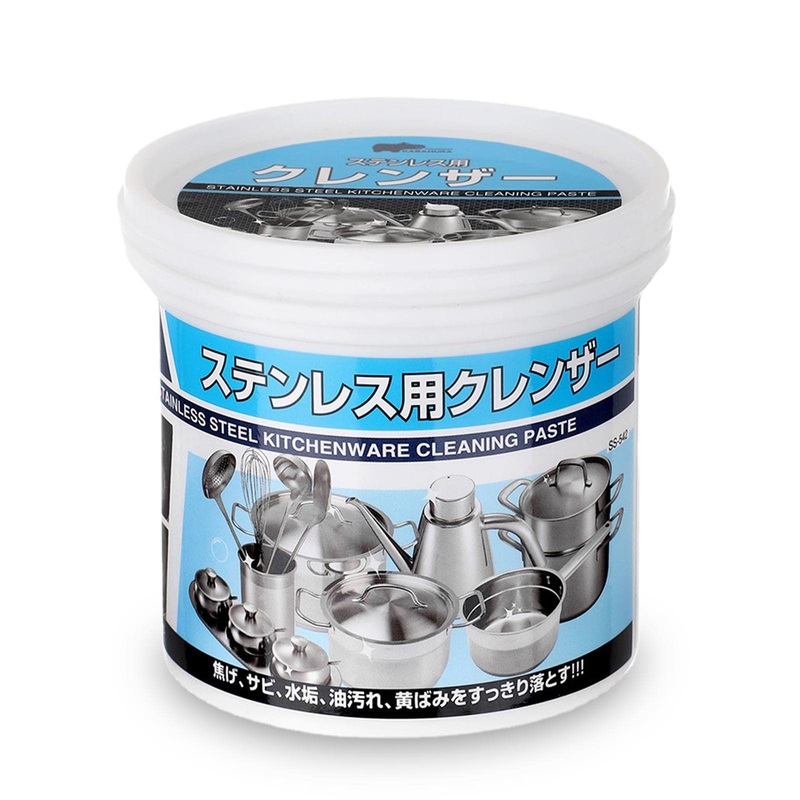 Kitchen Metal Cleaning Cream 500g Stainless Steel Cleaning Paste Rust Removal Cream for Kitchen Ovens Grills Bakeware Cookware Cleaner Pots Cleaning Tool for Kitchen Antique Automotive