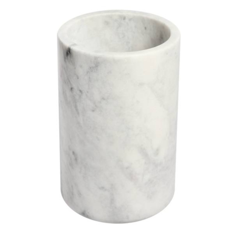 Marbled Stoneware Utensil Holder