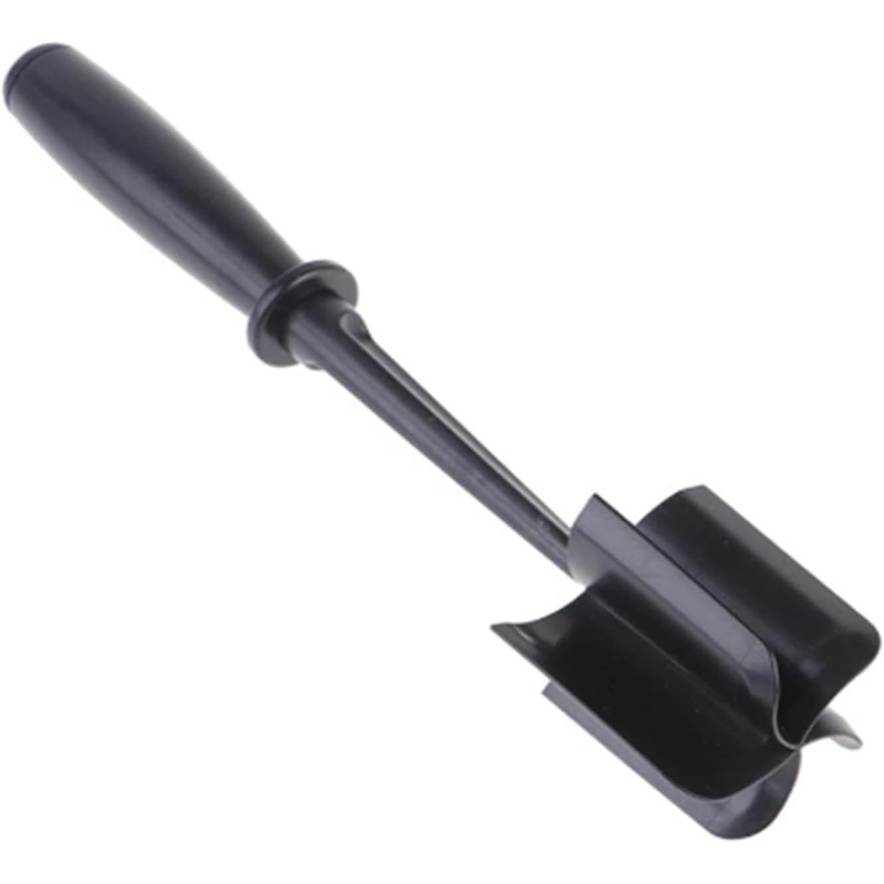 Mixing grinder chopper Meat potato salad tomato chopper Mixing rice mixing grinder shovel/18 (Color: 5pages Black Size: 11 * 2.44cm) 11*2.44cm 5pages Black