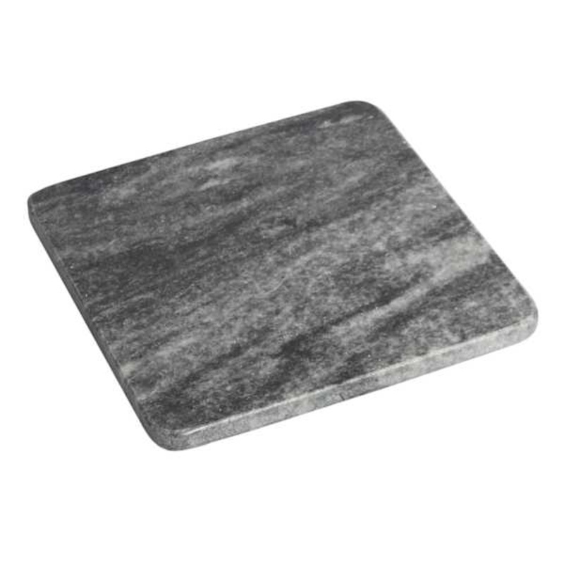 Square Grey Marbled Trivet