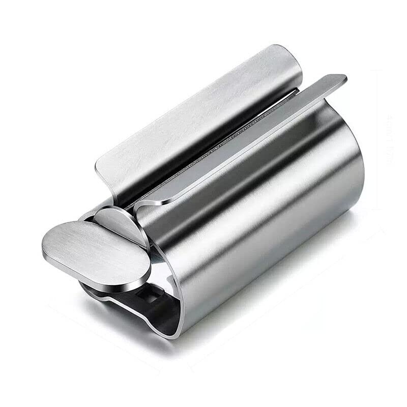 Stainless Steel Toothpaste Tube Squeezer – Rolling Dispenser Holder – Easy to Use – Home Tool