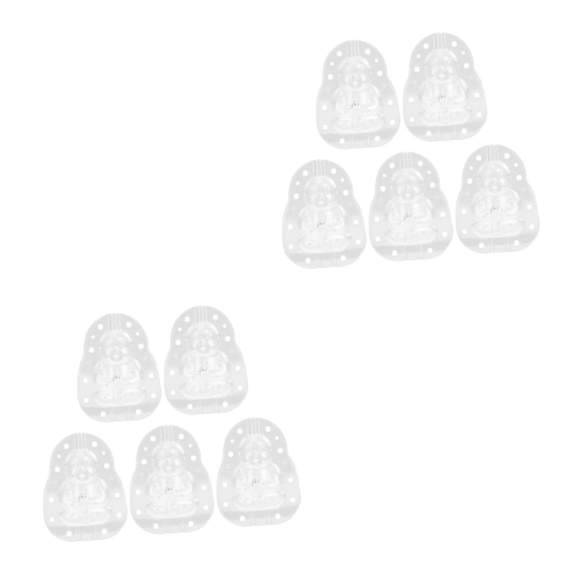 Toddmomy Transparent Forming 10 Pcs Vegetable Fruit Transparent Shaping Melon Wen Wan Multifunction 7.6×5.6cmx2pcs Transparentx2pcs