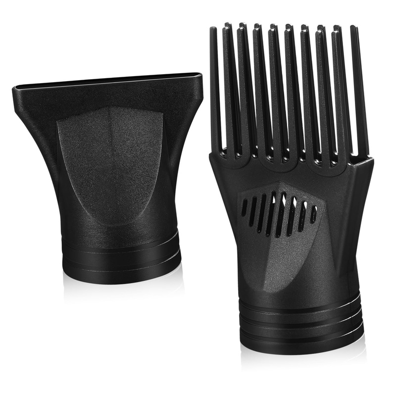 TOVINANNA 2 Pcs Hair Dryer Nozzle Accessory for Hairdryer Blow Dryer Attachment Hair Blower Nozzle Detangling Comb for Hair Dryer Blow Dryer Part Flat Hair Dryer Attachment Blow Dryer Brush