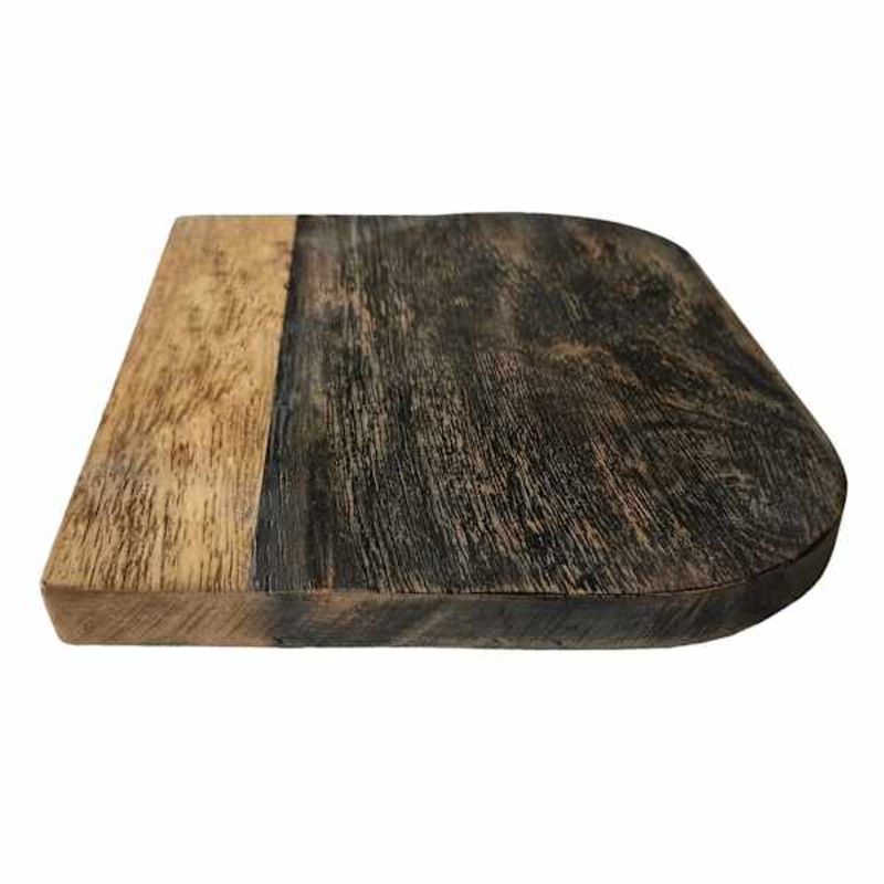 Two-Tone Wooden Trivet, 8×6.5