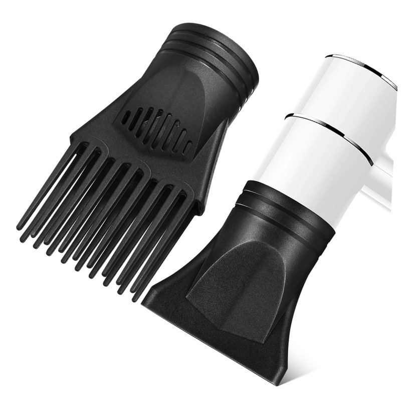 WOFASHPURET 2 Pcs Hair Dryer Nozzle Blow Dryer Brush Blow Dryer Attachment Blow Dryer Comb Accessory for Hairdryer Hair Dryer Concentrator Attachment Hair Dryer Diffuser Blow Dryer Part