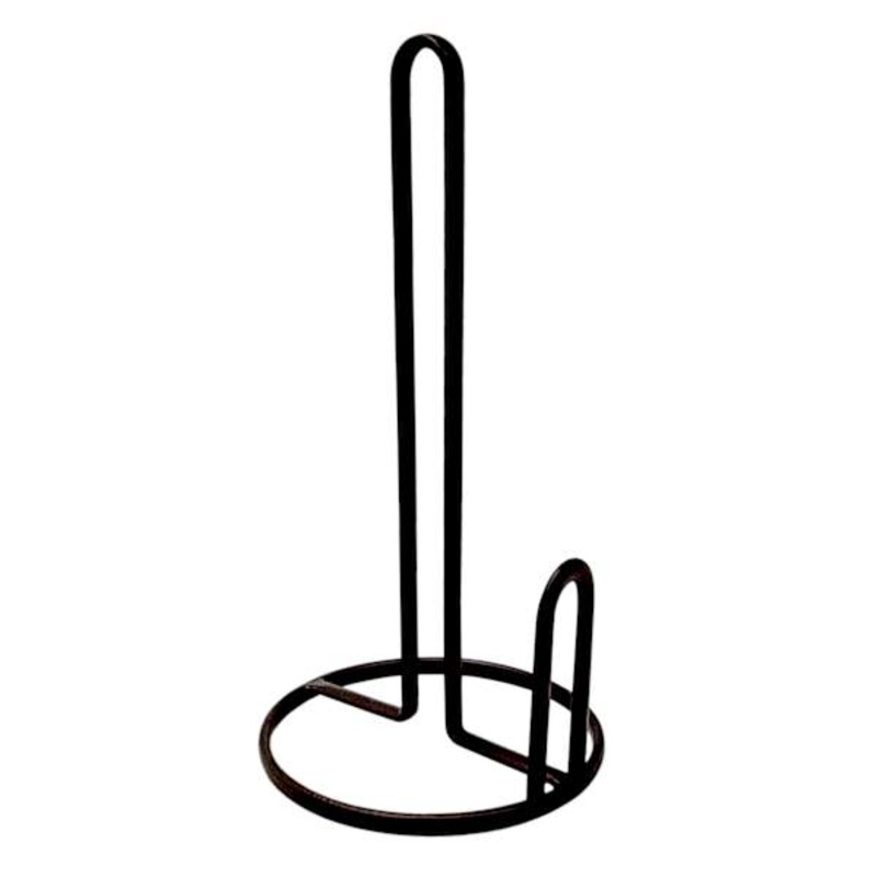 Black Basic Paper Towel Holder