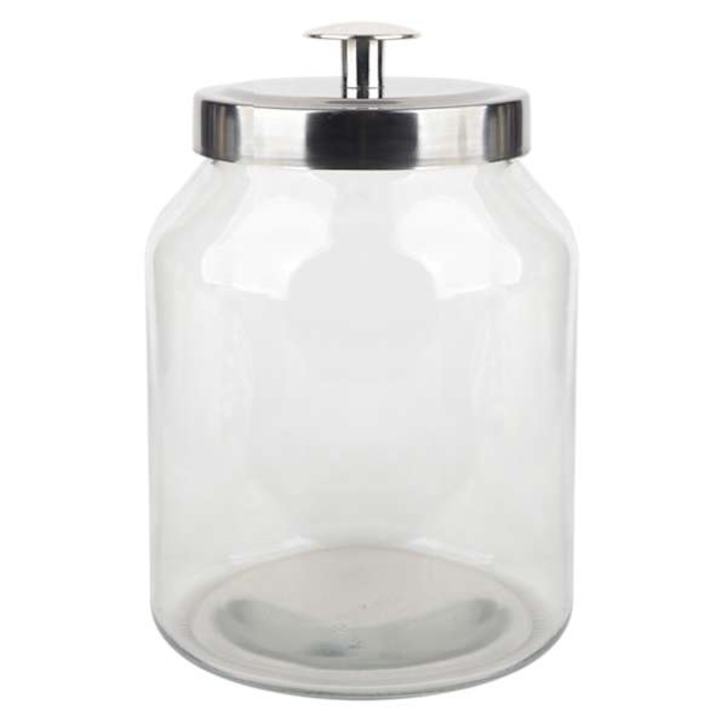 Glass Canister with Metal Lid, 100oz