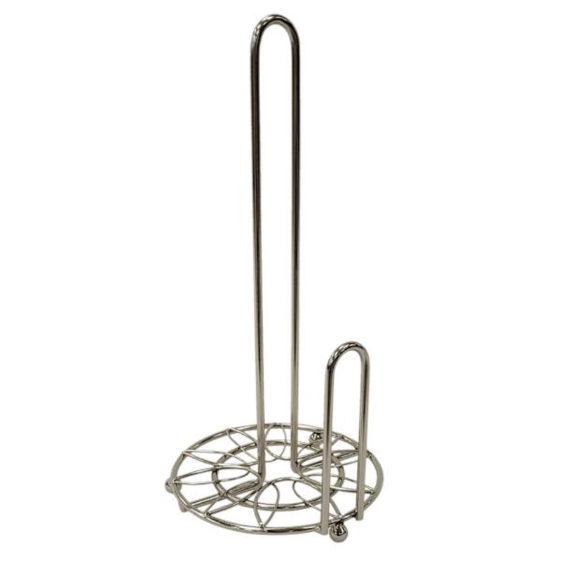 Grey Metal Paper Towel Holder
