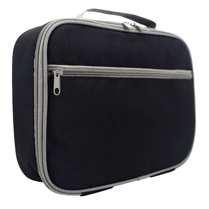 Solid Black Kids Lunch Box
