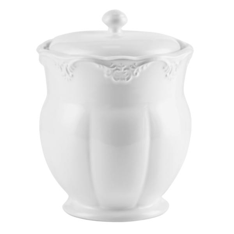 White Timeless Canister, Small