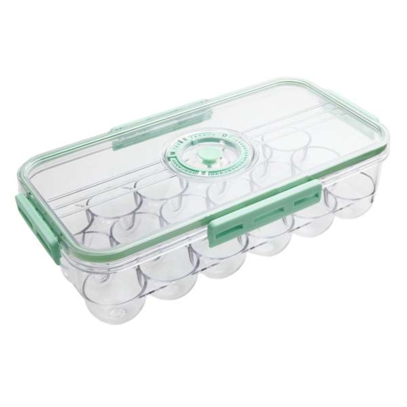 18-Count Green Egg Holder with Date Marker