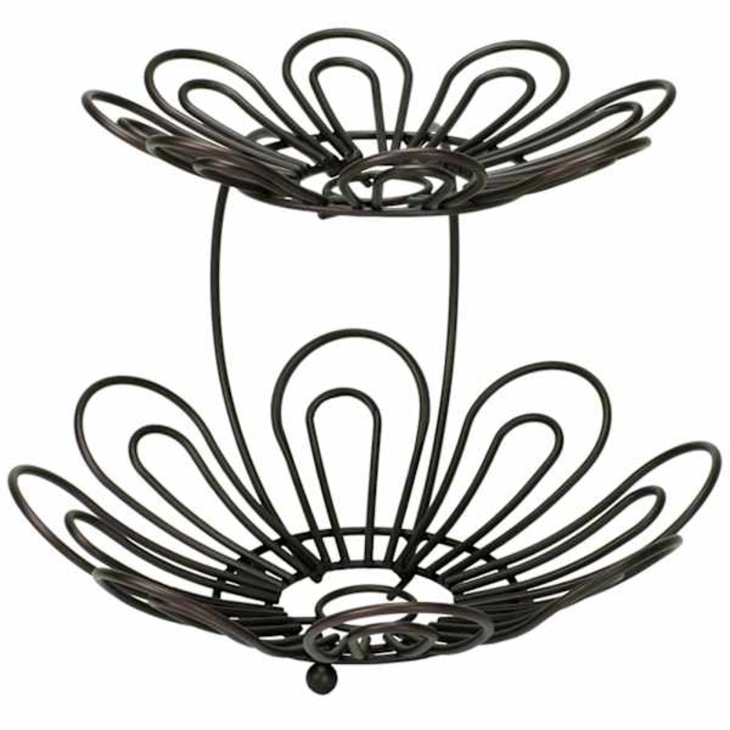 2-Tier Petal Fruit Basket