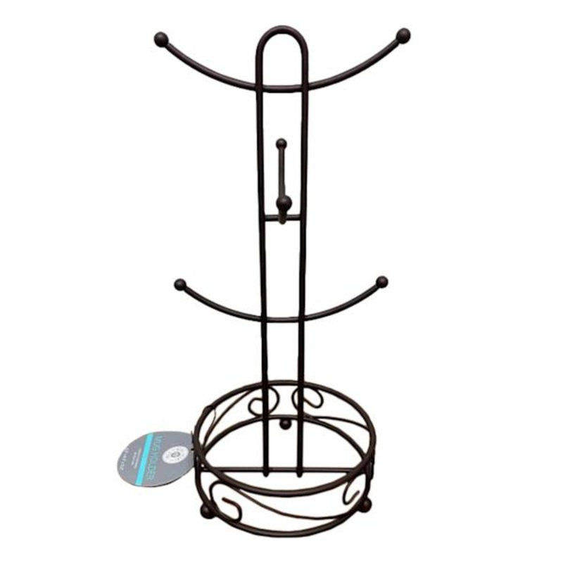 Bronze Scroll Mug Tree