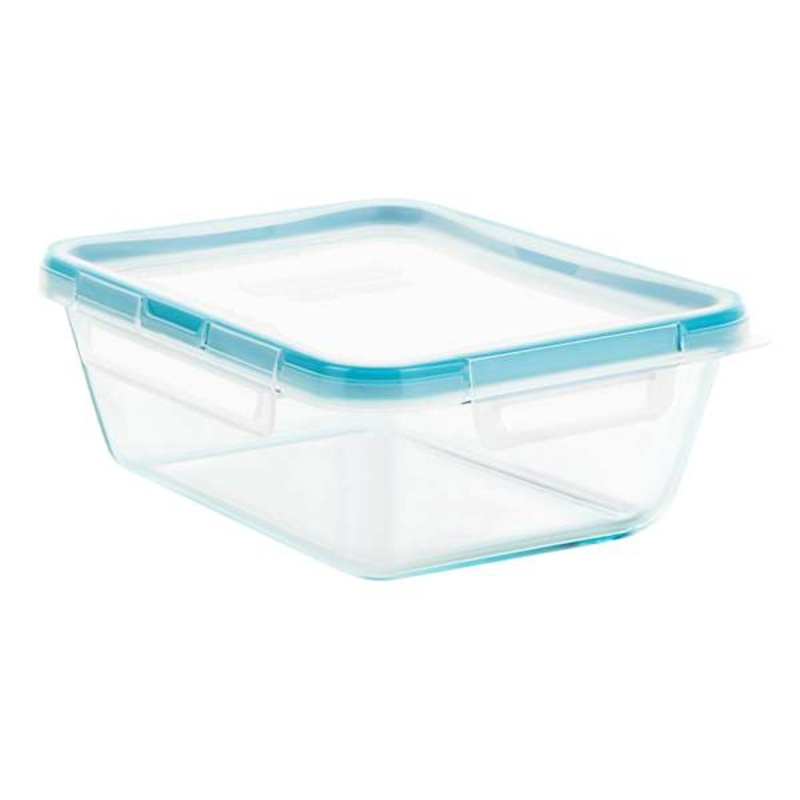 Pyrex Snapware Total Solution Glass 8 Cup Tall Rectangle With Locking Lid