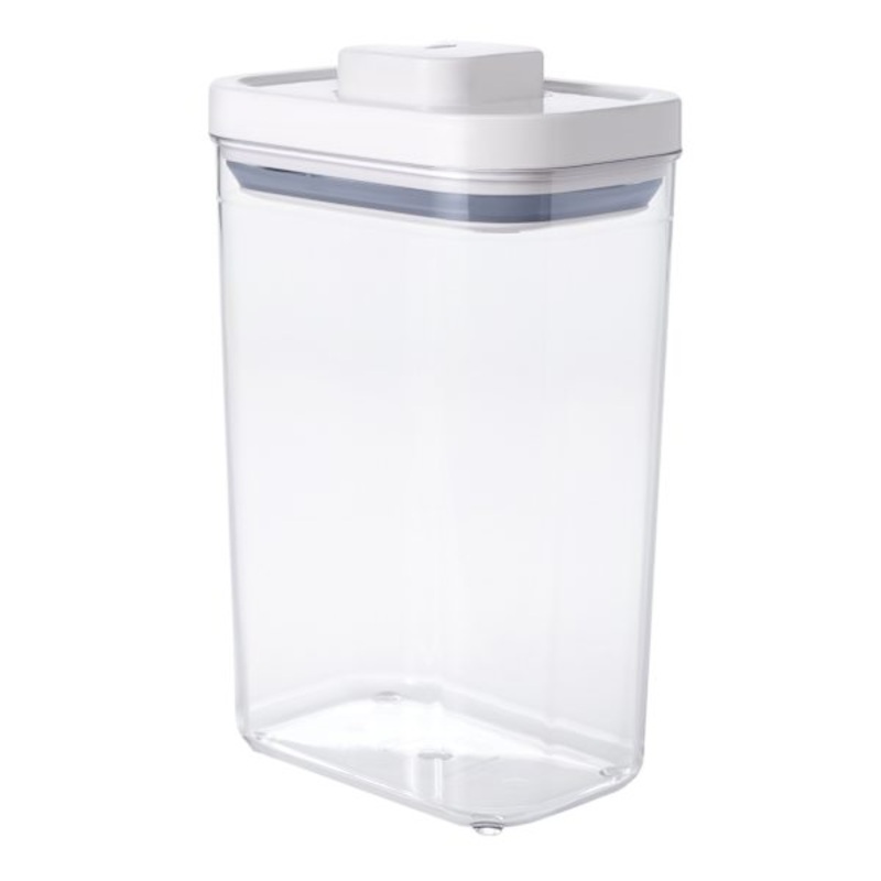 Softworks Pop Container with White Lid, 2.7qt