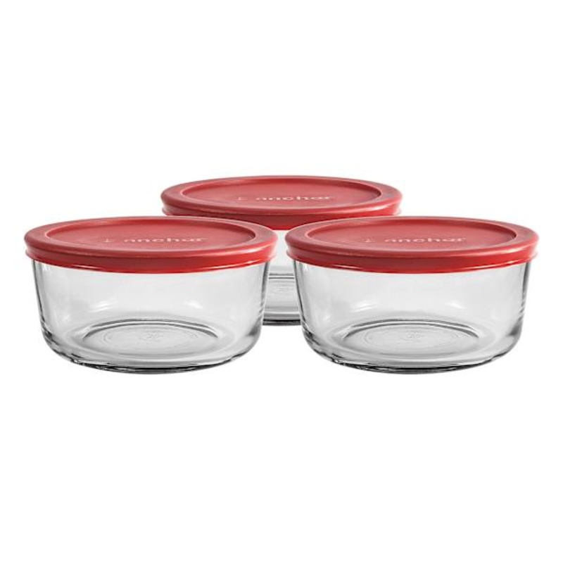 6-Piece Snug Fit 4-Cup Storage Set