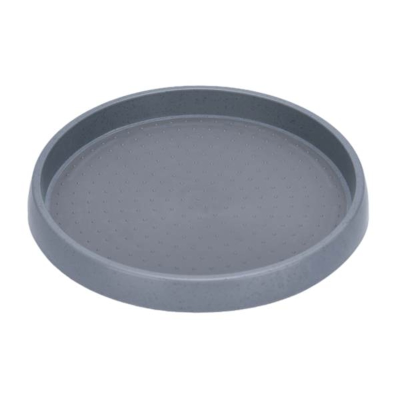 Grey Turntable with Rubber Lining, Small
