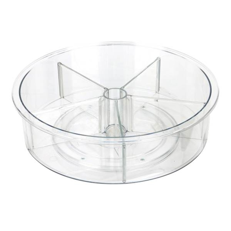 Linus Clear Divided Turntable